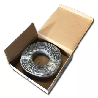 DATACOM UTP flex, Cat5e PVC, sivý, 100m, lanko