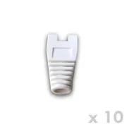 DATACOM Ochrana RJ45 s výrezom BIELA (10ks)