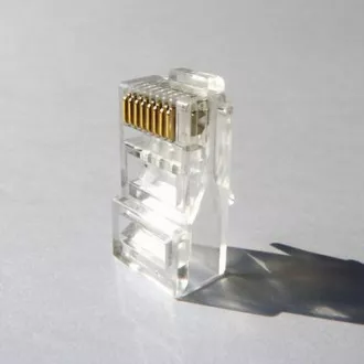 DATACOM Konektor RJ45 UTP 8p8c Cat6 lanko 10ks neskladaný DATACOM Konektor RJ45 UTP 8p8c Cat6 lanko 10ks neskladaný