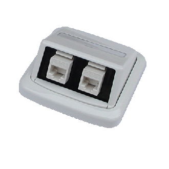 Dvojzásuvka ABB TANGO 2xRJ45 Cat5e UTP biela Dvojzásuvka ABB TANGO 2xRJ45 Cat5e UTP biela