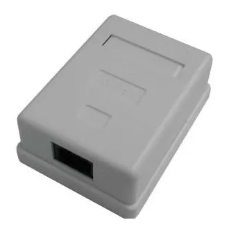 DATACOM Jednozásuvka nad omietku-1xRJ45, Cat5e UTP