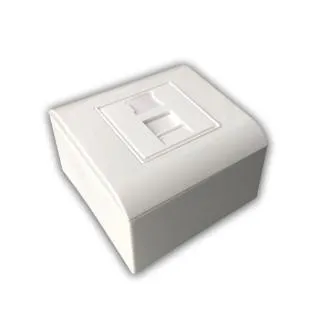 Modul.dat.zásuvka UTP CAT5E 1xRJ45 na aj pod omietku Modul.dat.zásuvka UTP CAT5E 1xRJ45 na aj pod omietku