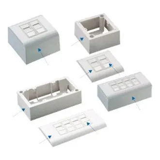 DATACOM STP 2xRJ45 zásuvka Cat5e (pod aj nad omietku) DATACOM STP 2xRJ45 zásuvka Cat5e (pod aj nad omietku)