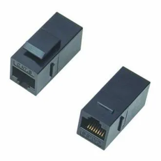 DATACOM Spojka panel UTP 2 x RJ45 (8p8c) Cat5e, priama, plast DATACOM Spojka panel UTP 2 x RJ45 (8p8c) Cat5e, priama, plast