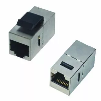 DATACOM Spojka panel STP 2 x RJ45 (8p8c) Cat6, priama, plast DATACOM Spojka panel STP 2 x RJ45 (8p8c) Cat6, priama, plast