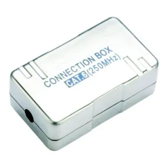 DATACOM Spojovací BOX STP CAT6 (2* zárez. pole) Silver DATACOM Spojovací BOX STP CAT6 (2* zárez. pole) Silver