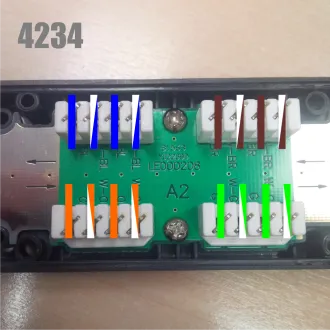 DATACOM Zárezová spojka UTP CAT6 LSA BK DATACOM Zárezová spojka UTP CAT6 LSA BK