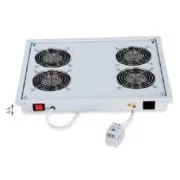 Vent.j. horný (spodný) 4x ventilátor 220V/92W sivá