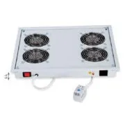 Vent.j. horný (spodný) 4x ventilátor 220V/92W sivá