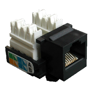 DATACOM Keystone cat5E black UTP DATACOM Keystone cat5E black UTP