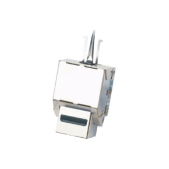 DATACOM Keystone CAT6 STP silver dual-mini DATACOM Keystone CAT6 STP silver dual-mini
