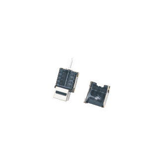 DATACOM Keystone CAT6 STP silver dual-mini