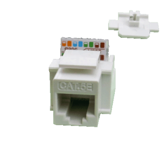 DATACOM Keystone UTP Cat5e samozárezový biely DATACOM Keystone UTP Cat5e samozárezový biely