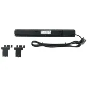 19" napája.panel ACAR S8/3m 8x220V Black+prep.ochr.10A