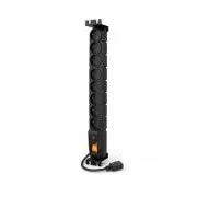 19" napájací panel ACAR S8/3m 8x230V-3m IEC320 C14