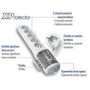 Rozvodný panel ACAR XProtector/3m 5x220V biely