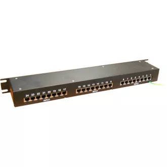 Prepäťová ochrana AXON MultiNET 24xRJ45 Rack