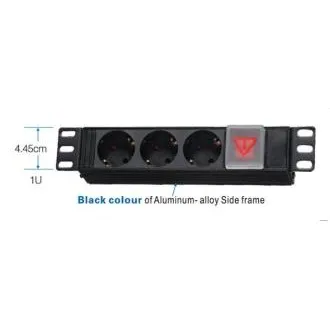 10" napájací panel OC 3x230V-2m PPO Black 10" napájací panel OC 3x230V-2m PPO Black