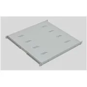 19' polica A4 perforovaná 1U/750mm,max.80kg čierna