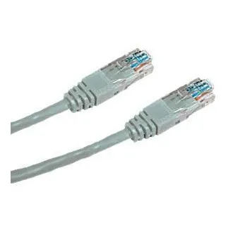 DATACOM Krížený UTP patch kábel 0,5m Cat5e šedý DATACOM Krížený UTP patch kábel 0,5m Cat5e šedý