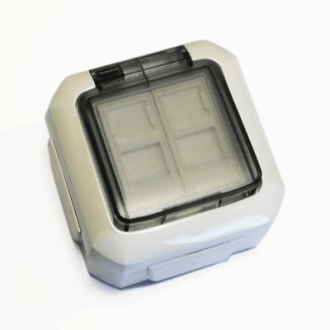 ABB Dátová zásuvka OUTDOOR IP54 STP CAT5E 2xRJ45 ABB Dátová zásuvka OUTDOOR IP54 STP CAT5E 2xRJ45