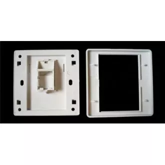 WALL plate SA s rámčekom pre 1keystone (80 x 80)