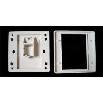 WALL plate SA s rámčekom pre 1keystone (80 x 80) WALL plate SA s rámčekom pre 1keystone (80 x 80)