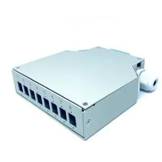 Optický box 8C na DIN lištu 8xSC Simplex Optický box 8C na DIN lištu 8xSC Simplex