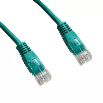 DATACOM patch cord UTP cat5e 0,25 M zelený