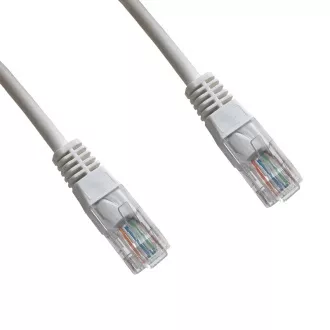 DATACOM patch cord UTP cat5e 0,25 M biely