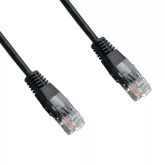 DATACOM Patch cord UTP cat5e 7M čierny DATACOM Patch cord UTP cat5e 7M čierny