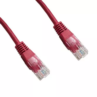 DATACOM patch cord UTP cat5e 10M červený DATACOM patch cord UTP cat5e 10M červený