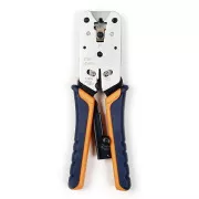 W-Star Krimpovacie kliešte RJ45 WS2182R s račňou priame, strúhač izolácie