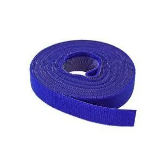 Viazacia páska na suchý zips, 16 mm, 4 m, modrá Viazacia páska na suchý zips, 16 mm, 4 m, modrá