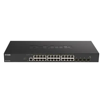 D-Link DXS-1210-28T 24 x 10 G Base-T portov + 4 x 10 G/25 G SFP28 portov Smart Managed Switch D-Link DXS-1210-28T 24 x 10 G Base-T portov + 4 x 10 G/25 G SFP28 portov Smart Managed Switch