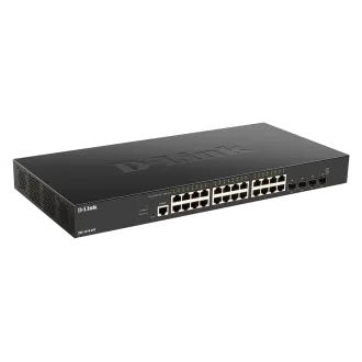 D-Link DXS-1210-28T 24 x 10 G Base-T portov + 4 x 10 G/25 G SFP28 portov Smart Managed Switch D-Link DXS-1210-28T 24 x 10 G Base-T portov + 4 x 10 G/25 G SFP28 portov Smart Managed Switch