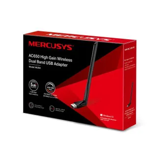 Mercusys MU6H 650Mbps bezdrôtový USB 2.0 klient, výkonná externá anténa Mercusys MU6H 650Mbps bezdrôtový USB 2.0 klient, výkonná externá anténa