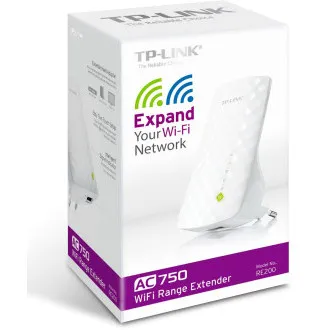 TP-Link RE200 AC750 Dual Band Wifi Range Extender/AP, 3 interné antény, 1x10/100 RJ45, power schedule TP-Link RE200 AC750 Dual Band Wifi Range Extender/AP, 3 interné antény, 1x10/100 RJ45, power schedule