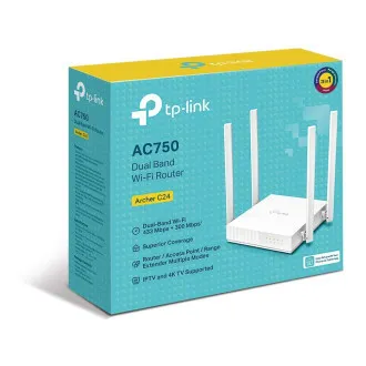 TP-Link Archer C24 AC750 DualBand WiFi Router TP-Link Archer C24 AC750 DualBand WiFi Router