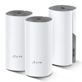 TP-Link AC1200 Whole-home Mesh WiFi System Deco E4 (3-pack), 2x10/100 RJ45 - Použité TP-Link AC1200 Whole-home Mesh WiFi System Deco E4 (3-pack), 2x10/100 RJ45 - Použité