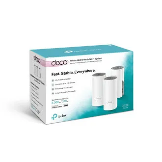 TP-Link AC1200 Whole-home Mesh WiFi System Deco E4 (3-pack), 2x10/100 RJ45 - Použité TP-Link AC1200 Whole-home Mesh WiFi System Deco E4 (3-pack), 2x10/100 RJ45 - Použité