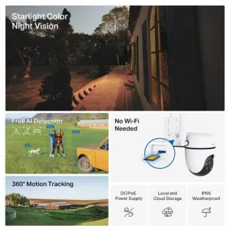Tapo C501GW Outdoor Pan/Tilt 4G LTE Camera Tapo C501GW Outdoor Pan/Tilt 4G LTE Camera