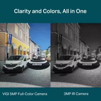VIGI C350 (2.8mm) 5MP Full-Color Bullet Net.cam. VIGI C350 (2.8mm) 5MP Full-Color Bullet Net.cam.