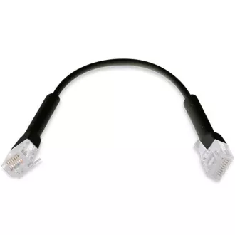 Ubiquiti Ethernet Patch Kábel, 0,22 m, Cat6, čierny