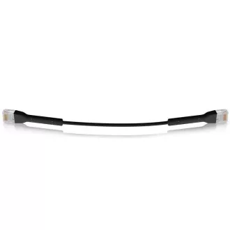 Ubiquiti Ethernet Patch Kábel, 0,22 m, Cat6, čierny