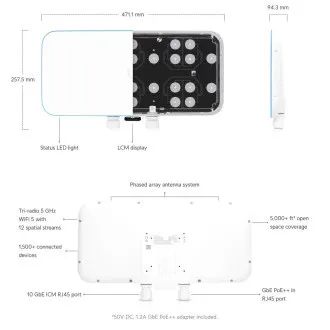 Ubiquiti UWB-XG,UniFi BaseStation XG,802.11ac Wave2 Ubiquiti UWB-XG,UniFi BaseStation XG,802.11ac Wave2