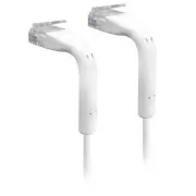 Ubiquiti U-Cable-PATCH-RJ45, Eth Patch Kábel, 0,1 m (0,22 m s konektormi), Cat6, biely