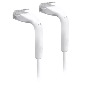 Ubiquiti U-Cable-PATCH-RJ45, Eth Patch Kábel, 0,1 m (0,22 m s konektormi), Cat6, biely