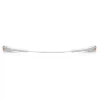 Ubiquiti U-Cable-PATCH-RJ45, Eth Patch Kábel, 0,1 m (0,22 m s konektormi), Cat6, biely