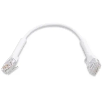 Ubiquiti U-Cable-PATCH-RJ45, Eth Patch Kábel, 0,1 m (0,22 m s konektormi), Cat6, biely Ubiquiti U-Cable-PATCH-RJ45, Eth Patch Kábel, 0,1 m (0,22 m s konektormi), Cat6, biely